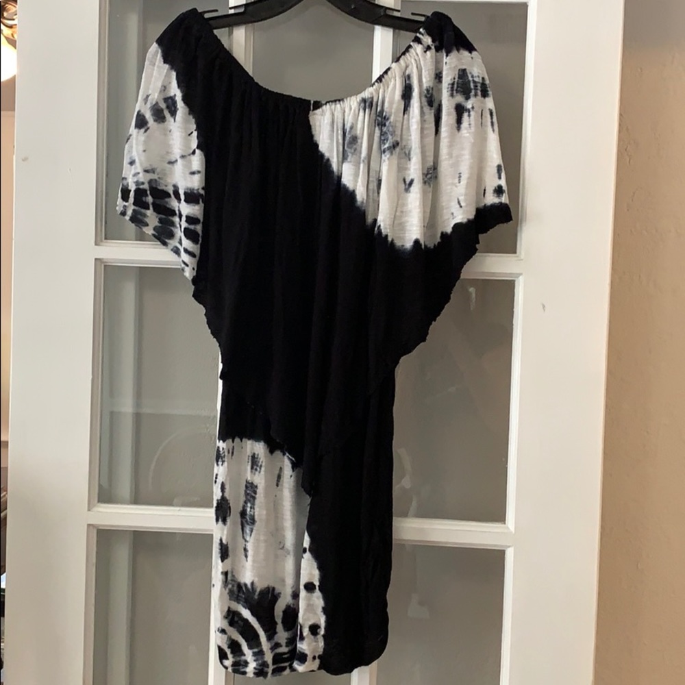 Tie dye mini dress